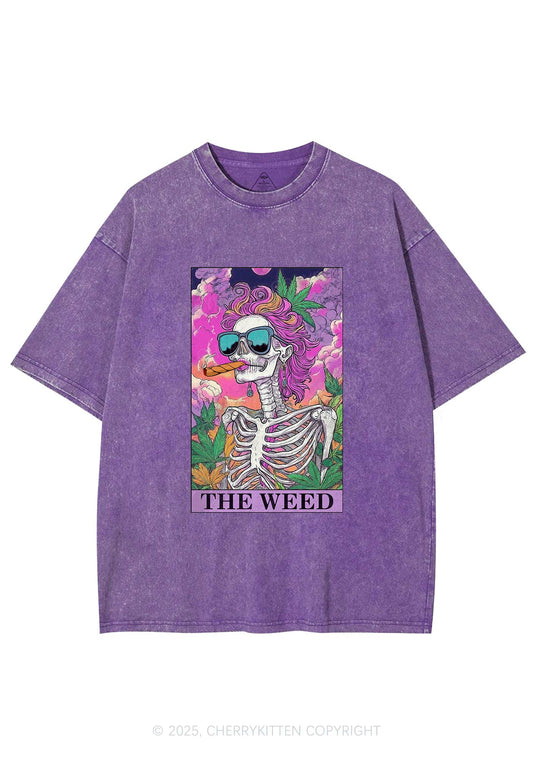 The Wxxd Skeleton Y2K Washed Tee Cherrykitten