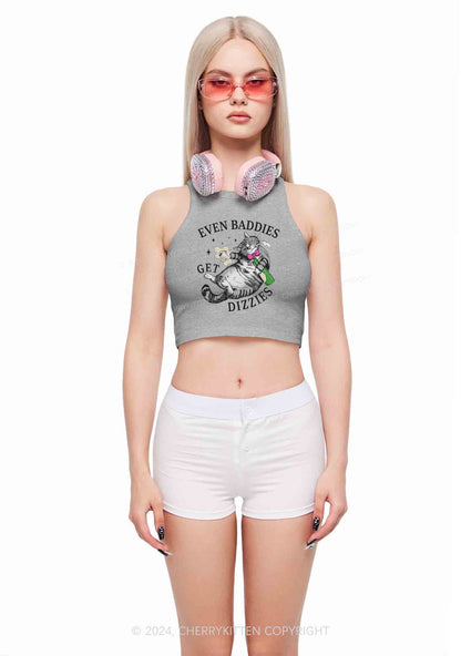 Baddies Get Dizzies Y2K Crop Tank Top Cherrykitten