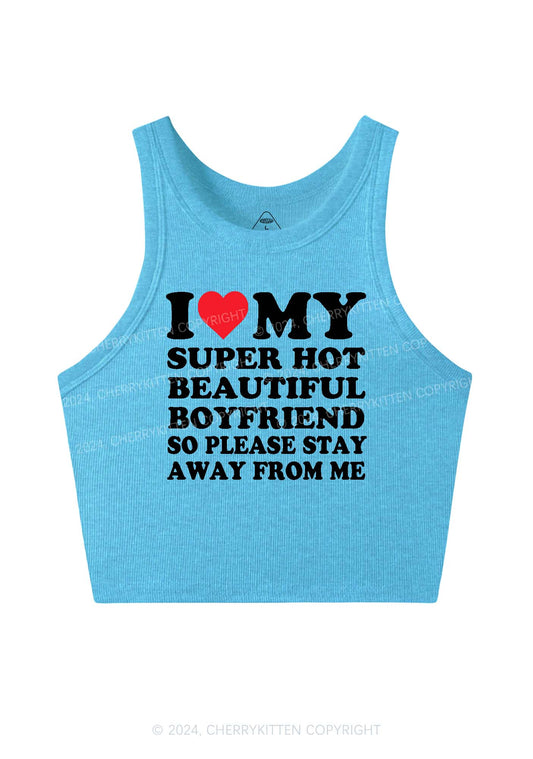 My Super Hot Boyfriend Y2K Valentine's Day Crop Tank Top Cherrykitten