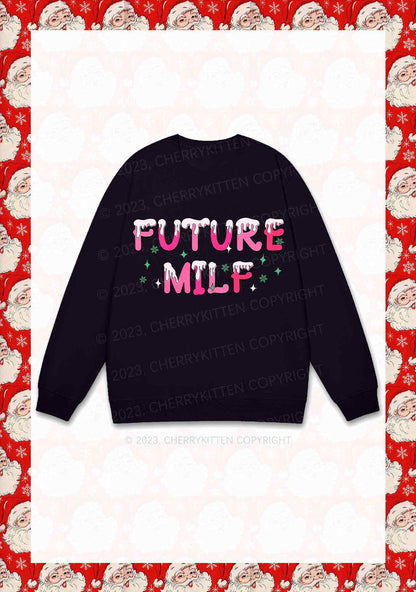 Snowflake Future Mxxf Christmas Y2K Sweatshirt Cherrykitten