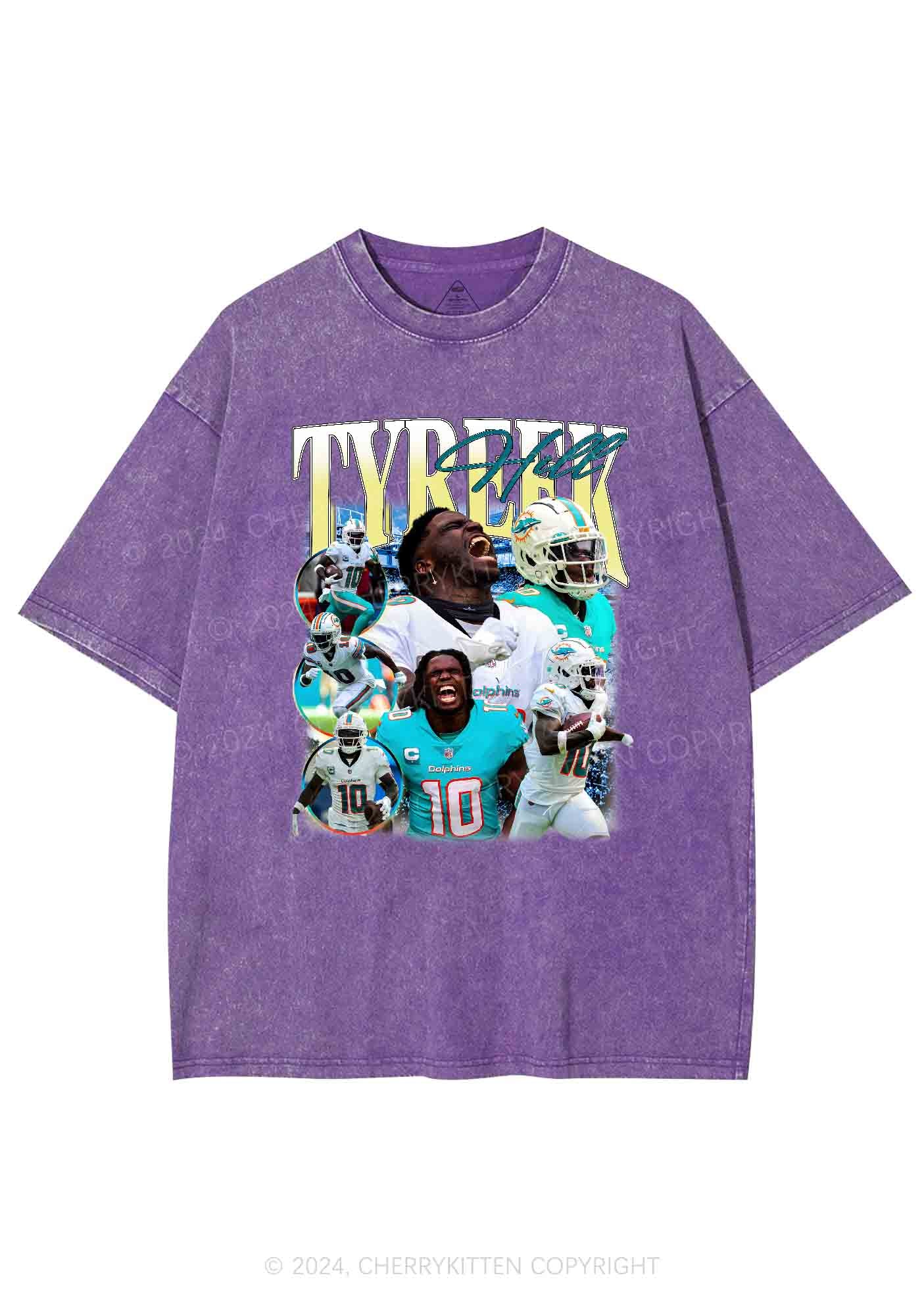 Yellow Hill Y2K Super Bowl Washed Tee Cherrykitten