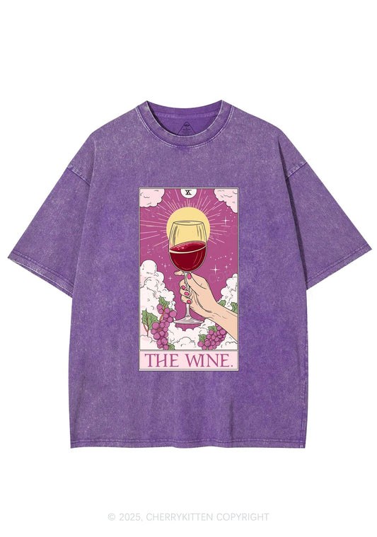 The Wine Y2K Washed Tee Cherrykitten