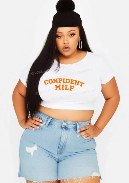 Curvy Confident Mxxf Baby Tee Cherrykitten