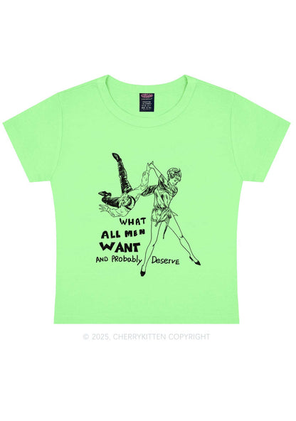 What All Men Want Y2K Baby Tee Cherrykitten