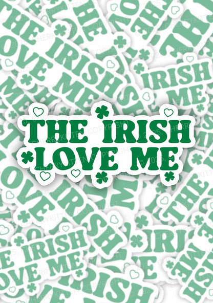 The Irish Love Me St Patricks 1Pc Y2K Sticker Cherrykitten