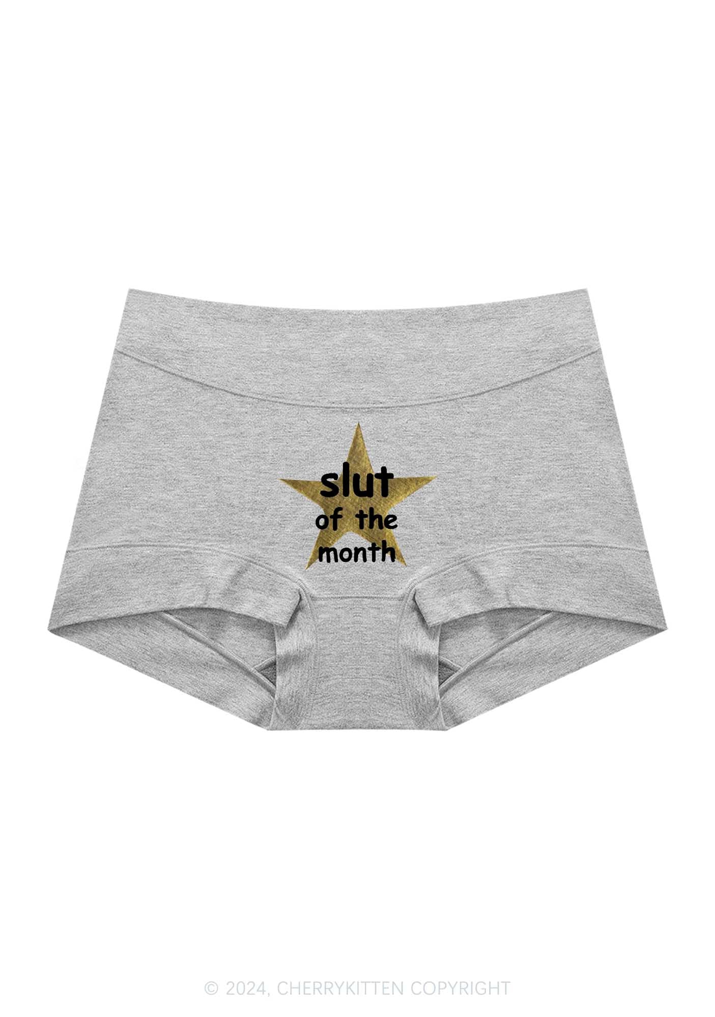 Slxt Star Y2K Mid Rise Waist Boyshort Cherrykitten