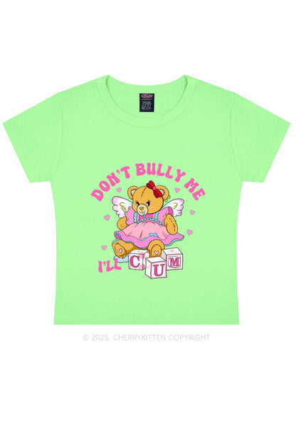 Dont Bully Bear Y2K Baby Tee Cherrykitten