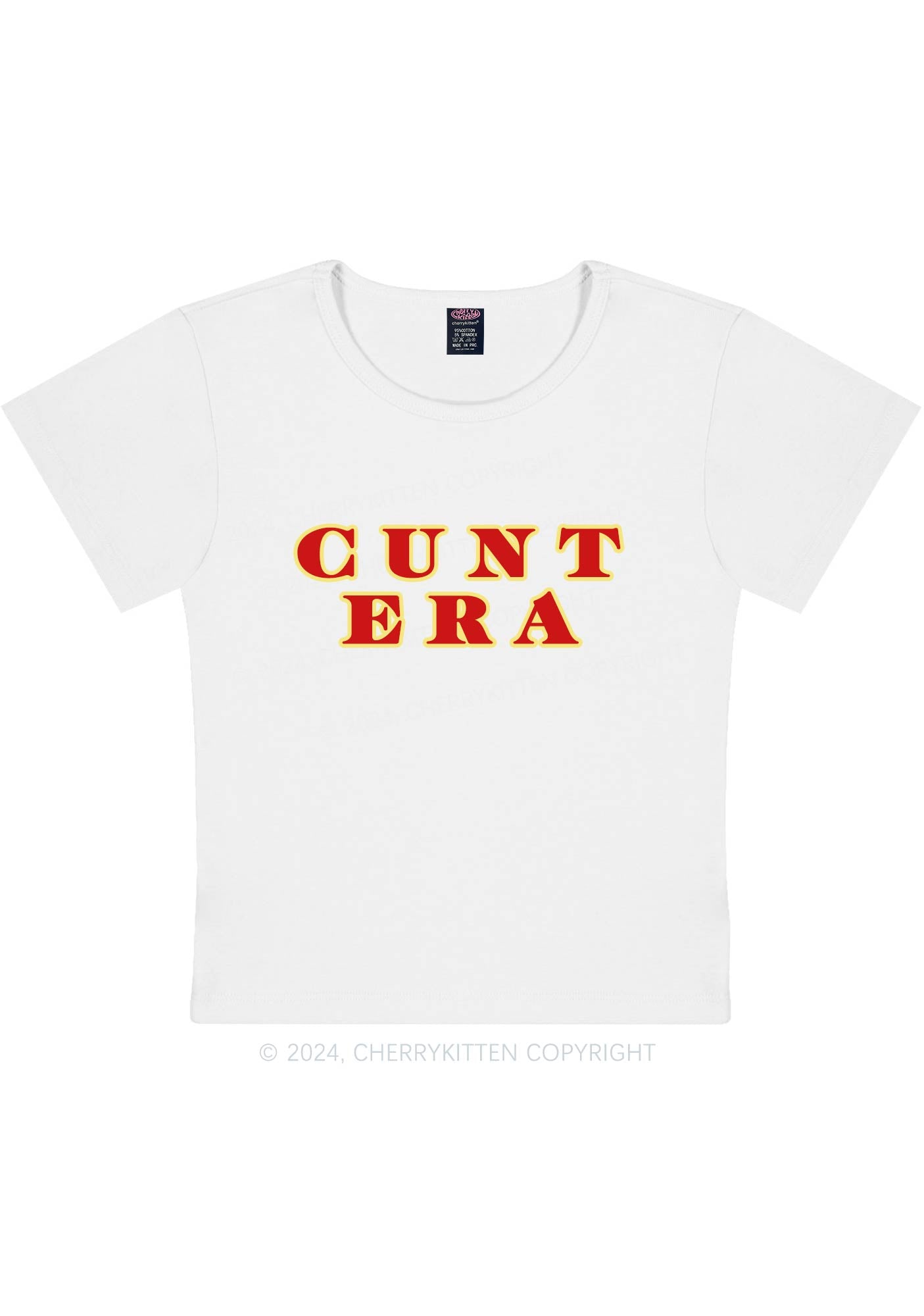 Curvy Cxxt Era Y2K Baby Tee Cherrykitten