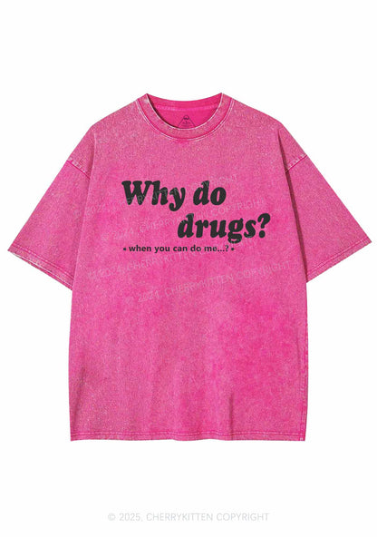 Why Do Drxgs Y2K Washed Tee Cherrykitten