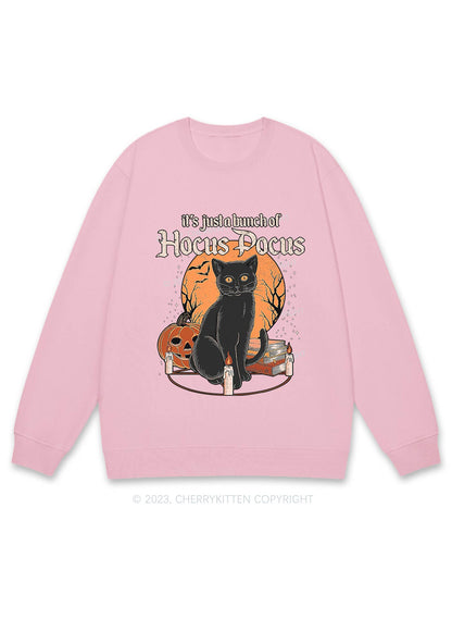 It's Just A Bunch Of Hocus Pocus Halloween Y2K Sweatshirt Cherrykitten