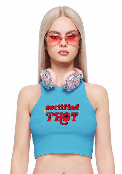 Certified Thxt Y2K Crop Tank Top Cherrykitten