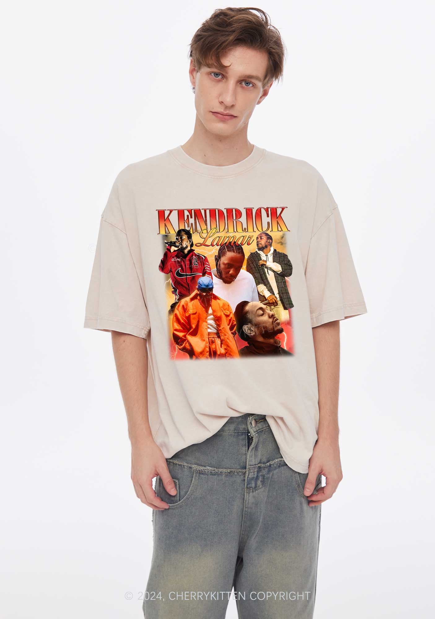 American Rapper Y2K Super Bowl Washed Tee Cherrykitten