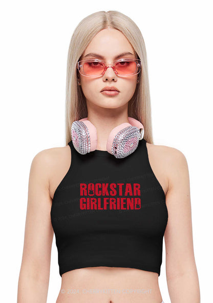 Rockstar Girlfriend Y2K Crop Tank Top Cherrykitten