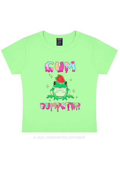 Frog Cxm Dumpster Y2K Baby Tee Cherrykitten