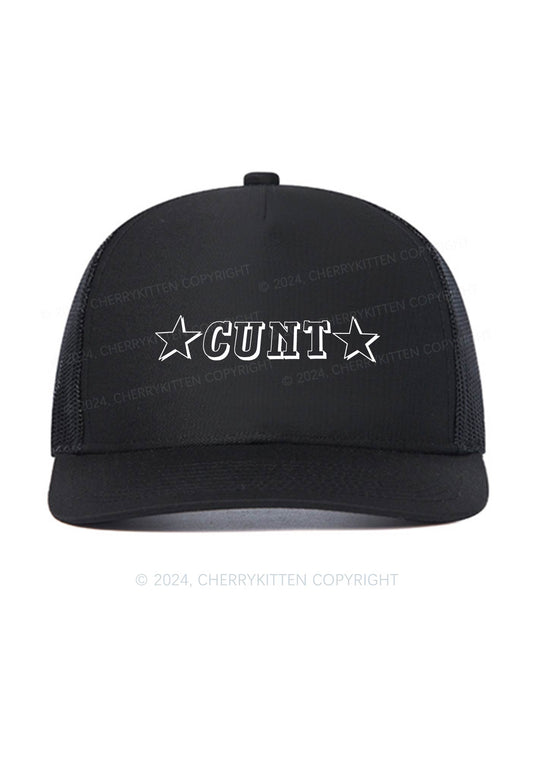 Star Count Y2K Trucker Mesh Hat Cherrykitten