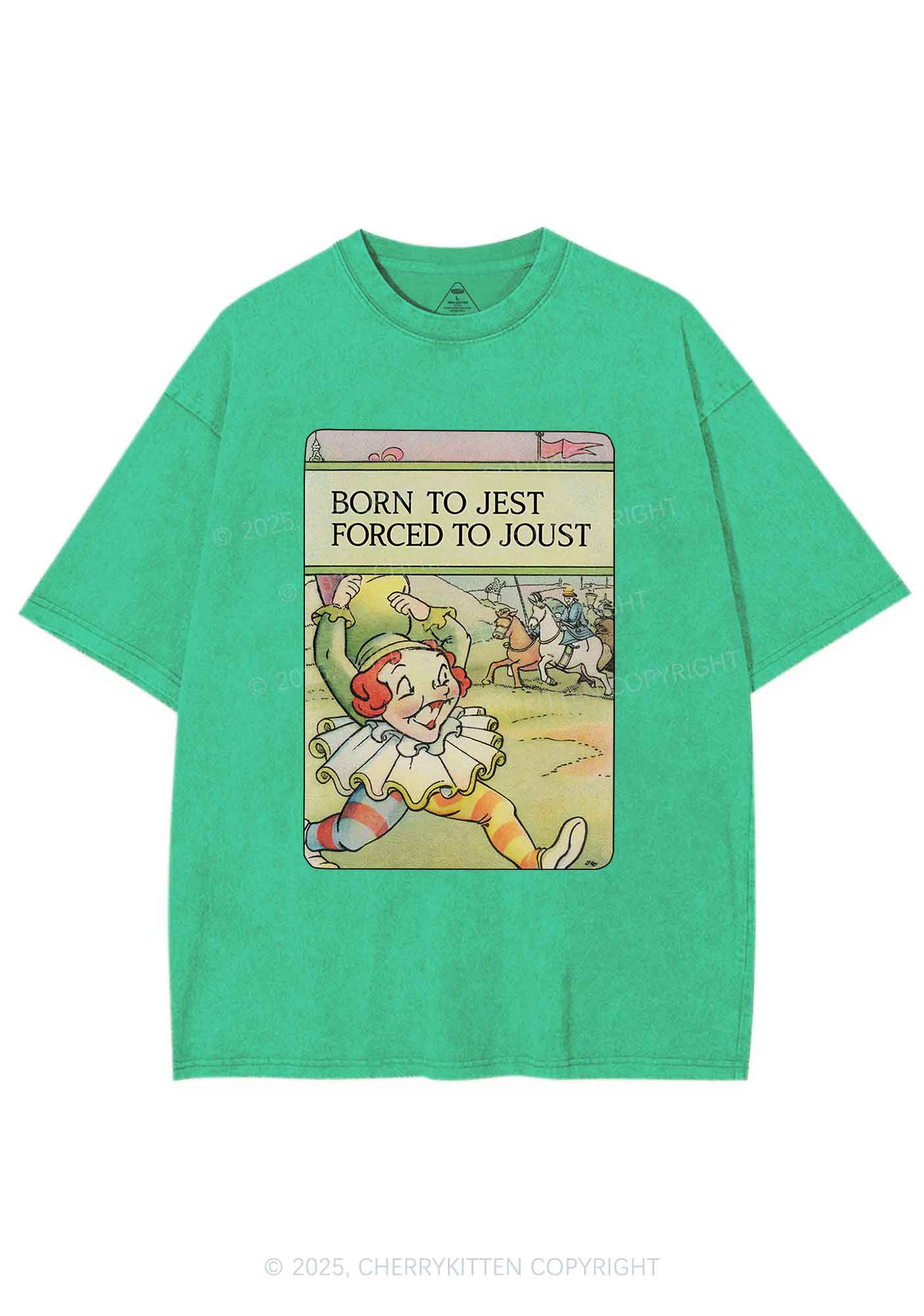 Born To Jest Y2K Washed Tee Cherrykitten