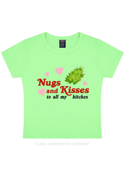 Nxgs And Kisses Y2K Baby Tee Cherrykitten