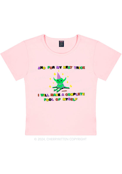 Make A Complete Fool Y2K Baby Tee Cherrykitten