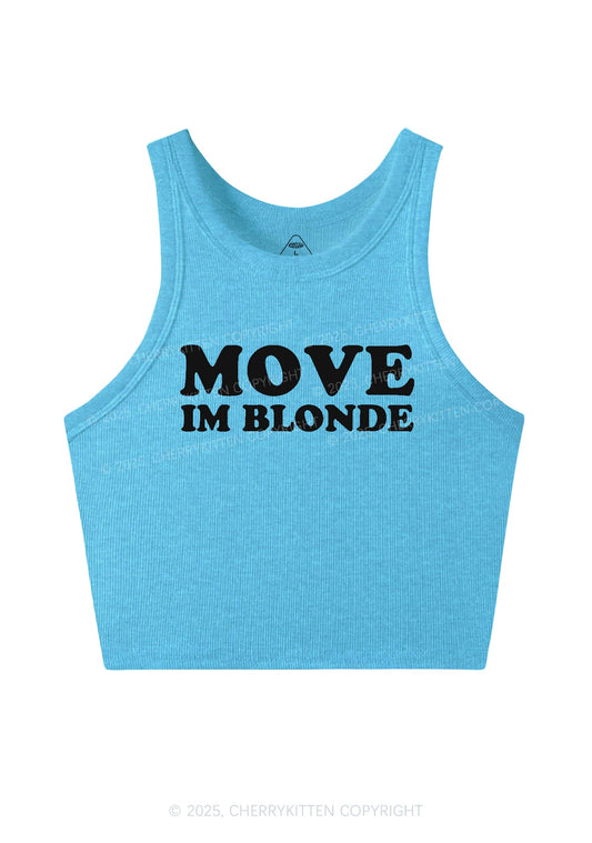 Move Im Blonde Y2K Crop Tank Top Cherrykitten