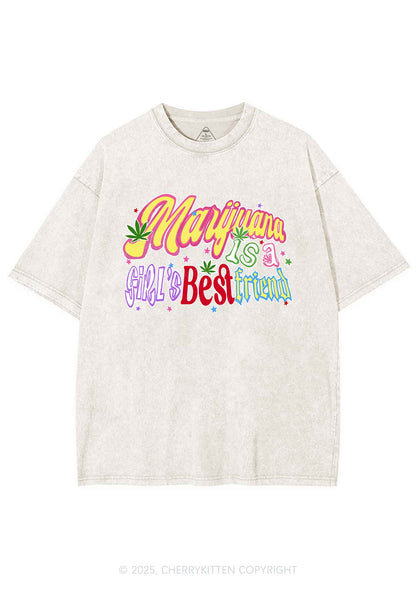 Girls Best Friend Y2K Washed Tee Cherrykitten