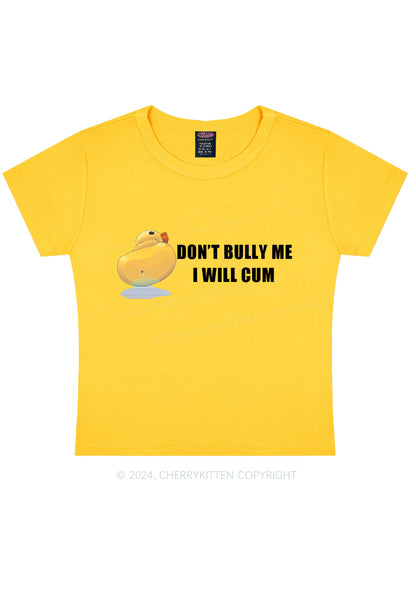 Don't Bully Duck Y2K Baby Tee Cherrykitten