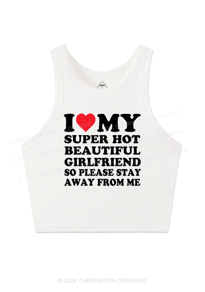 Love My Hot Girlfriend Y2K Valentine's Day Crop Tank Top Cherrykitten