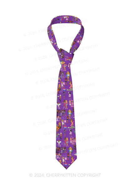 Purple Fairy Girls Y2K Necktie Cherrykitten