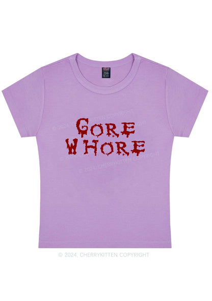 Curvy Gore Hore Y2K Baby Tee Cherrykitten