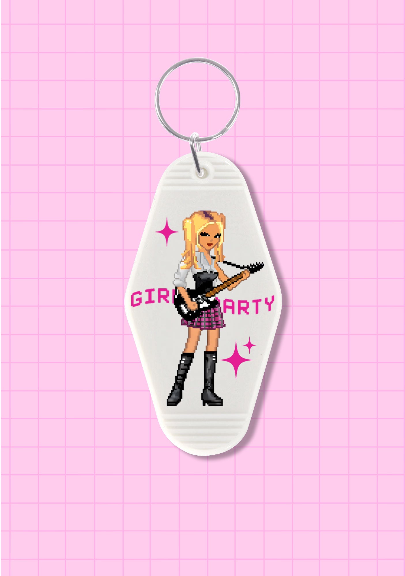 Girls Party 1Pc Y2K Rhombus Keychain Cherrykitten