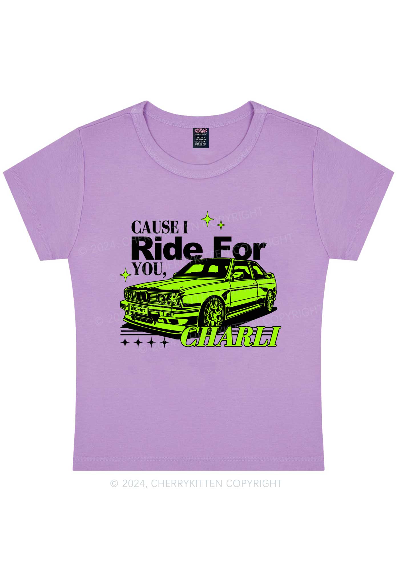 Curvy Ride For CX Y2K Baby Tee Cherrykitten