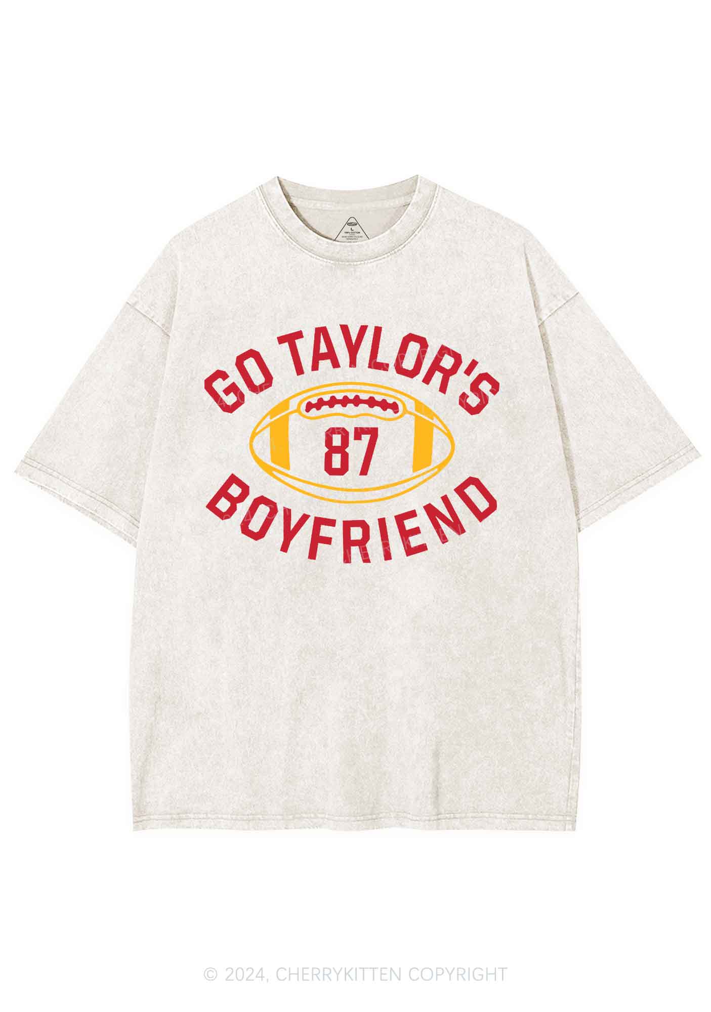 Go Boyfriend Y2K Super Bowl Washed Tee Cherrykitten