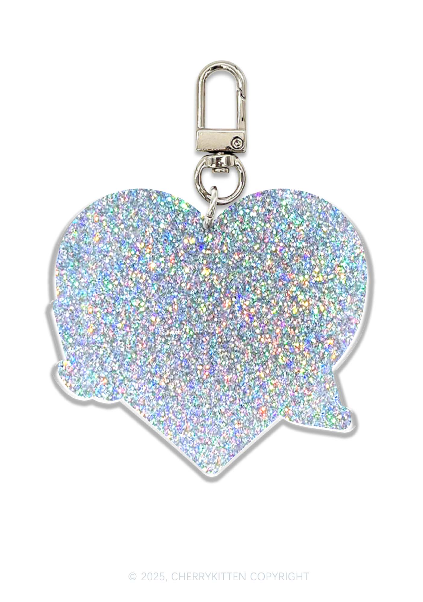 Super Baked 1Pc Y2K Glitter Keychain Cherrykitten