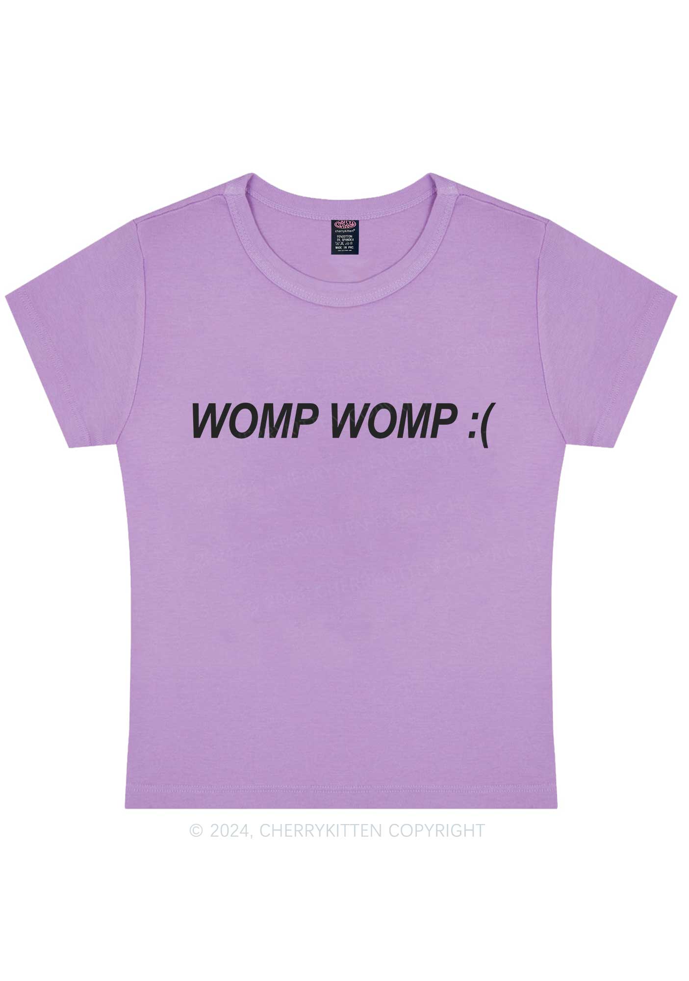 Womp Womp Y2K Baby Tee Cherrykitten