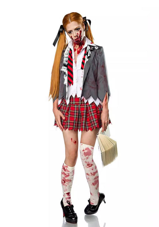 Halloween Student Uniform Y2K Cosplay Costume