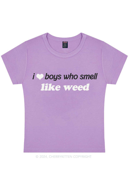 Boys Smell Like Wxxd Y2K Baby Tee Cherrykitten