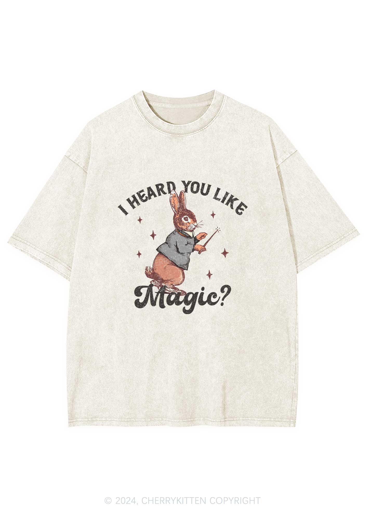 I Heard You Like Magic Y2K Washed Tee Cherrykitten