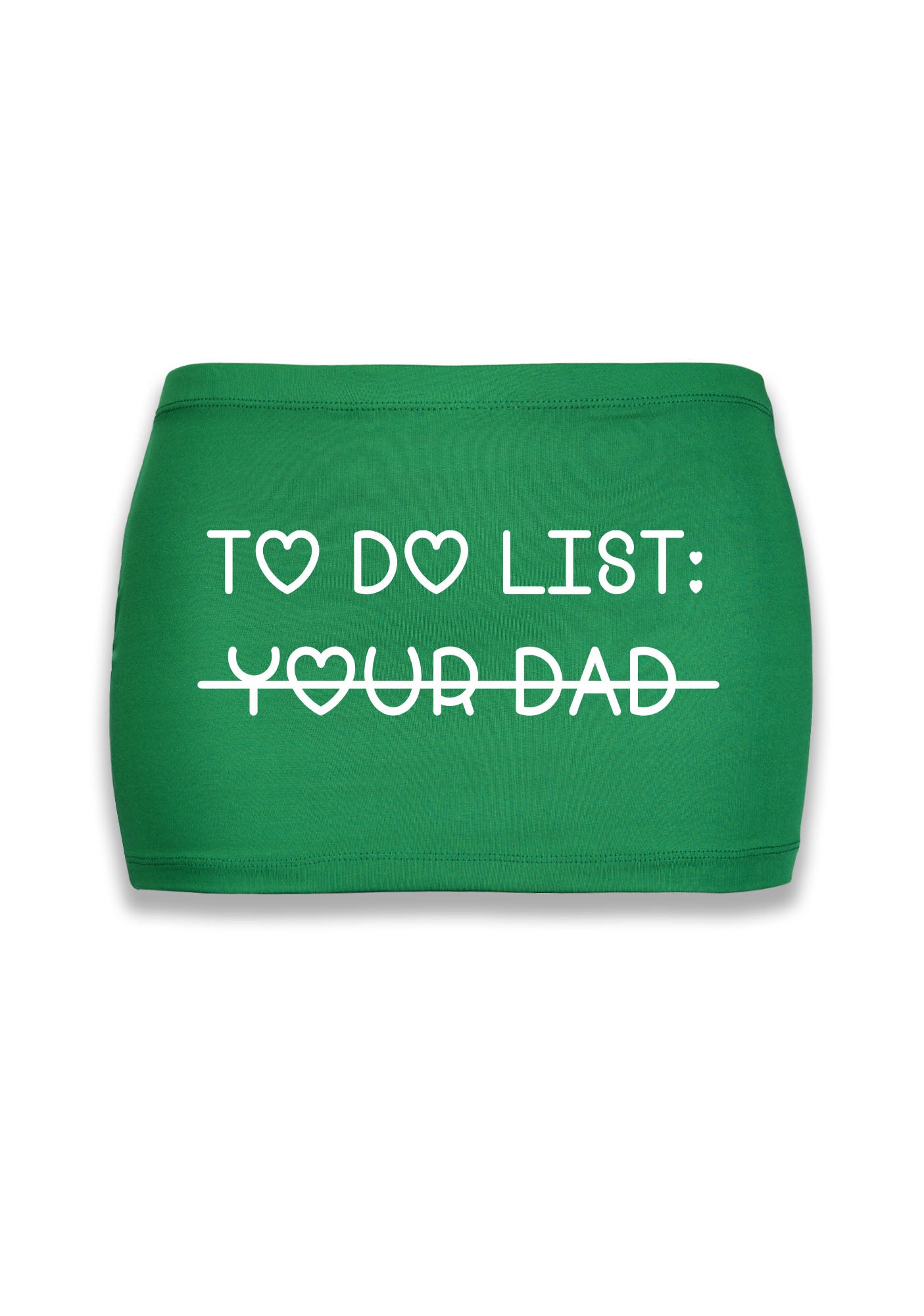 To Do List Your Dad Y2K Mini Hip Skirt Cherrykitten