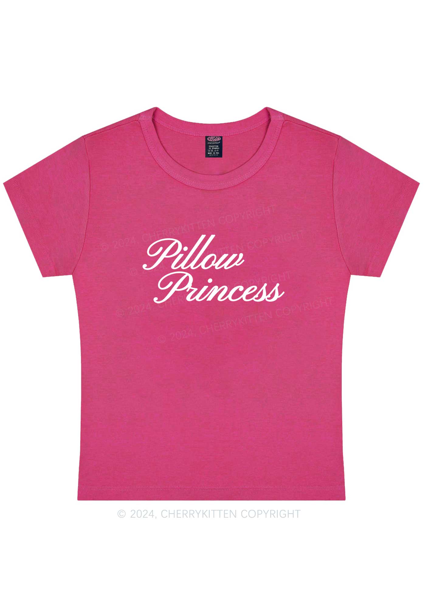 Pillow Princess Y2K Baby Tee Cherrykitten