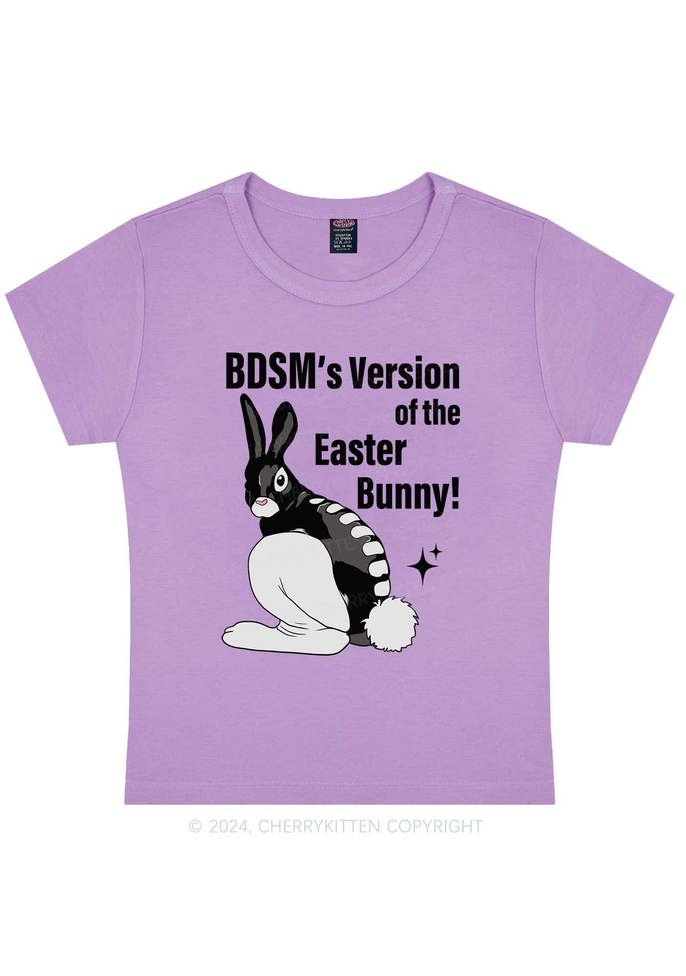 Easter Bunny Y2K Baby Tee Cherrykitten