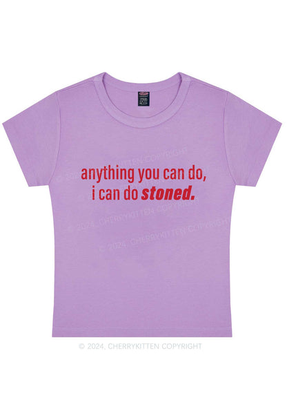 I Can Do Stoned Y2K Baby Tee Cherrykitten