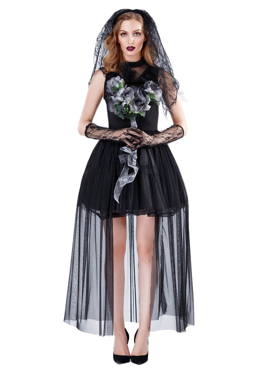 Halloween Vampire Bride Y2K Cosplay Costume