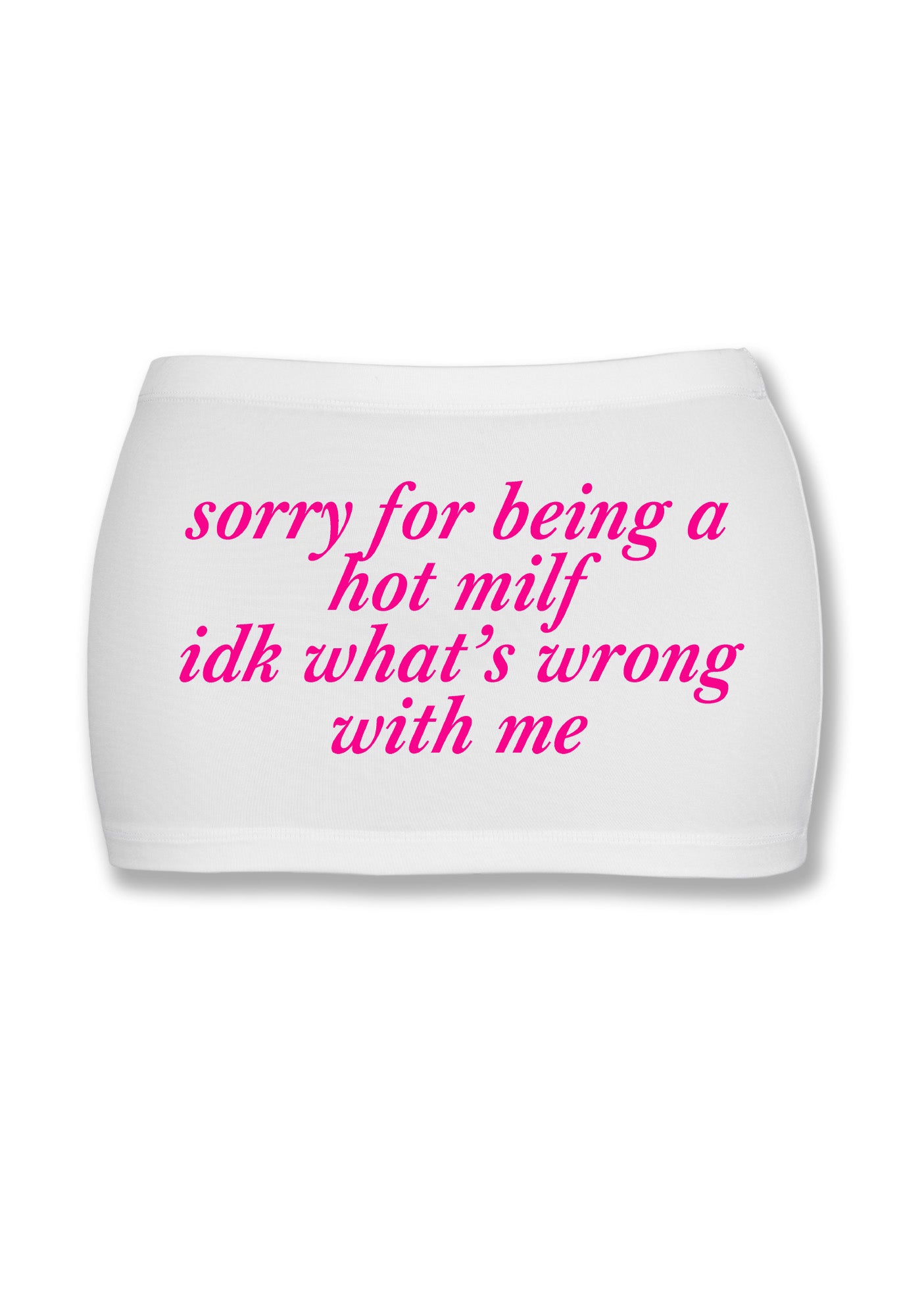 Sorry For Being A Hot Mxxf Y2K Mini Hip Skirt Cherrykitten