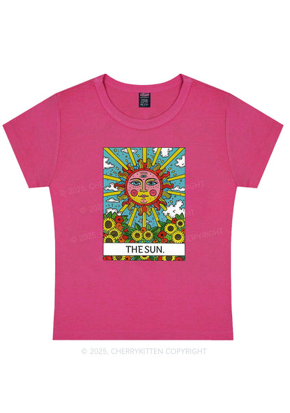 The Sun Y2K Baby Tee Cherrykitten