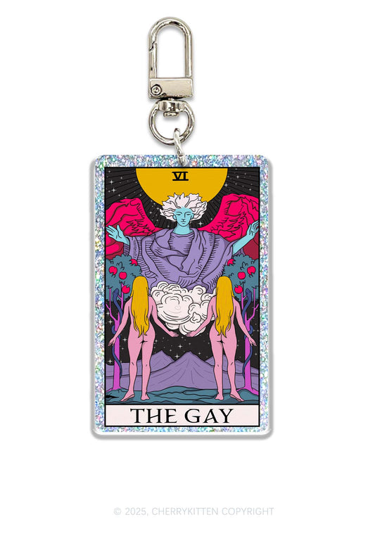 The Gay Witch 1Pc Y2K Glitter Keychain Cherrykitten