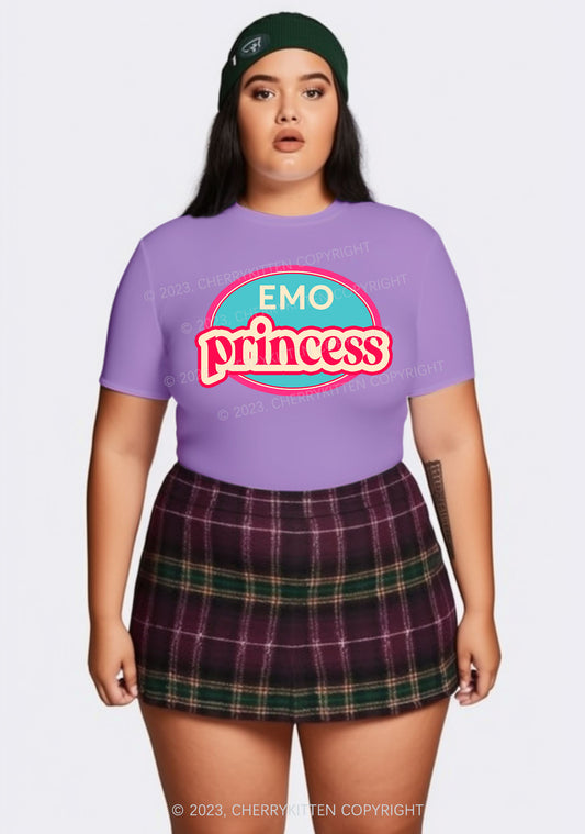 Curvy Emo Princess Baby Tee Cherrykitten