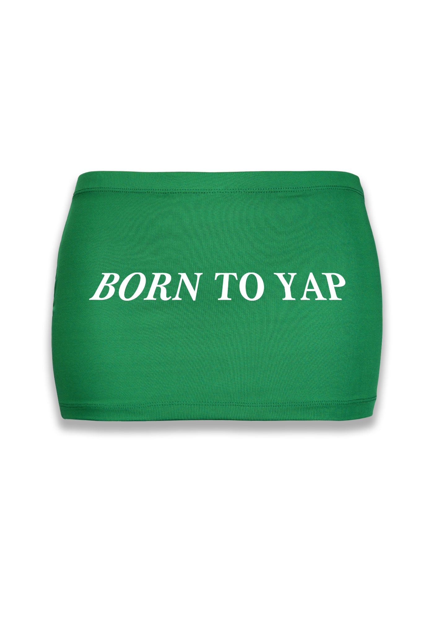 Born To Yap Y2K Mini Hip Skirt Cherrykitten