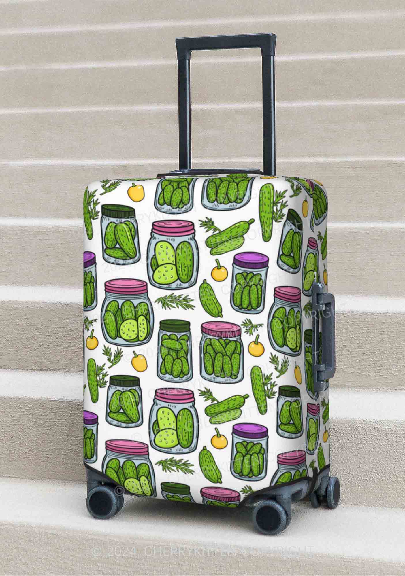 Canned Pickles Y2K Luggage Cover Cherrykitten