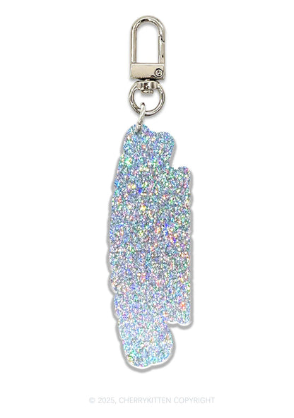 Lesbians Do It Better 1Pc Y2K Glitter Keychain Cherrykitten