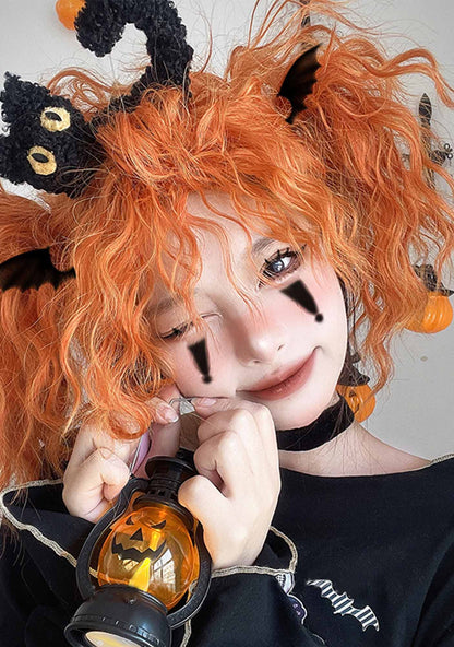 Curly Ginger Halloween Cosplay Wig