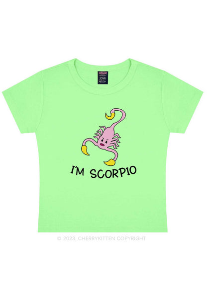 I'm Scorpio Y2K Baby Tee Cherrykitten